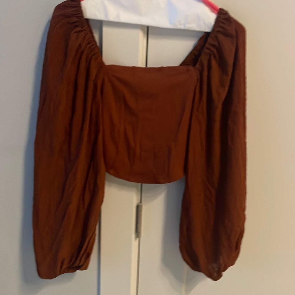 Urban Outfitters crop top, rust colored, size medium